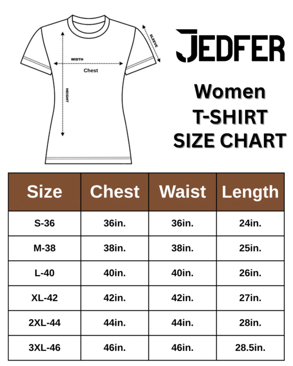 JEDFER 100% Pure Cotton Half Sleeve T-Shirt, All Day Skate Printed Design, Round Neck T-Shirts for Women's & Girl's - Image 5